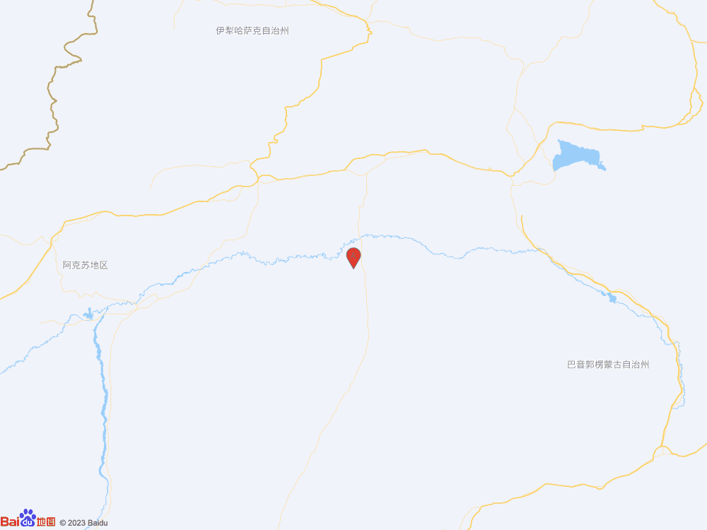 新疆巴音郭楞州尉犁县（北纬40.91度，东经84.15度）发生4.2级地震