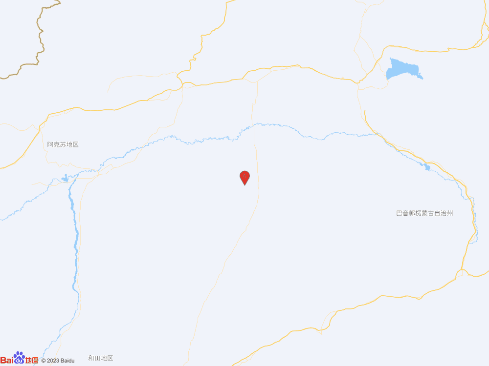新疆巴音郭楞州尉犁县（北纬40.36度，东经84.08度）发生3.0级地震
