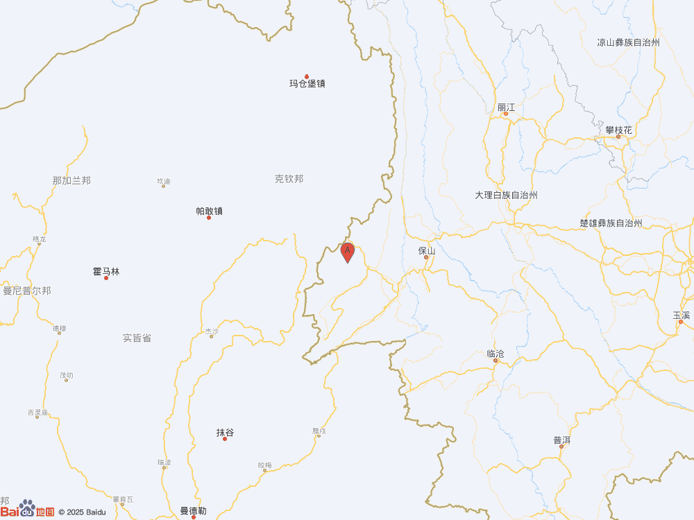 云南德宏州盈江县发生4.5级地震