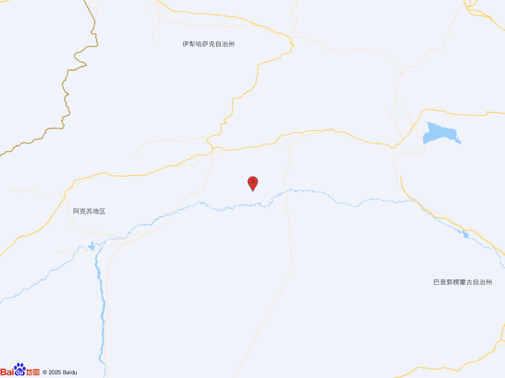 新疆阿克苏地区库车市（北纬41.22度，东经83.64度）发生3.0级地震