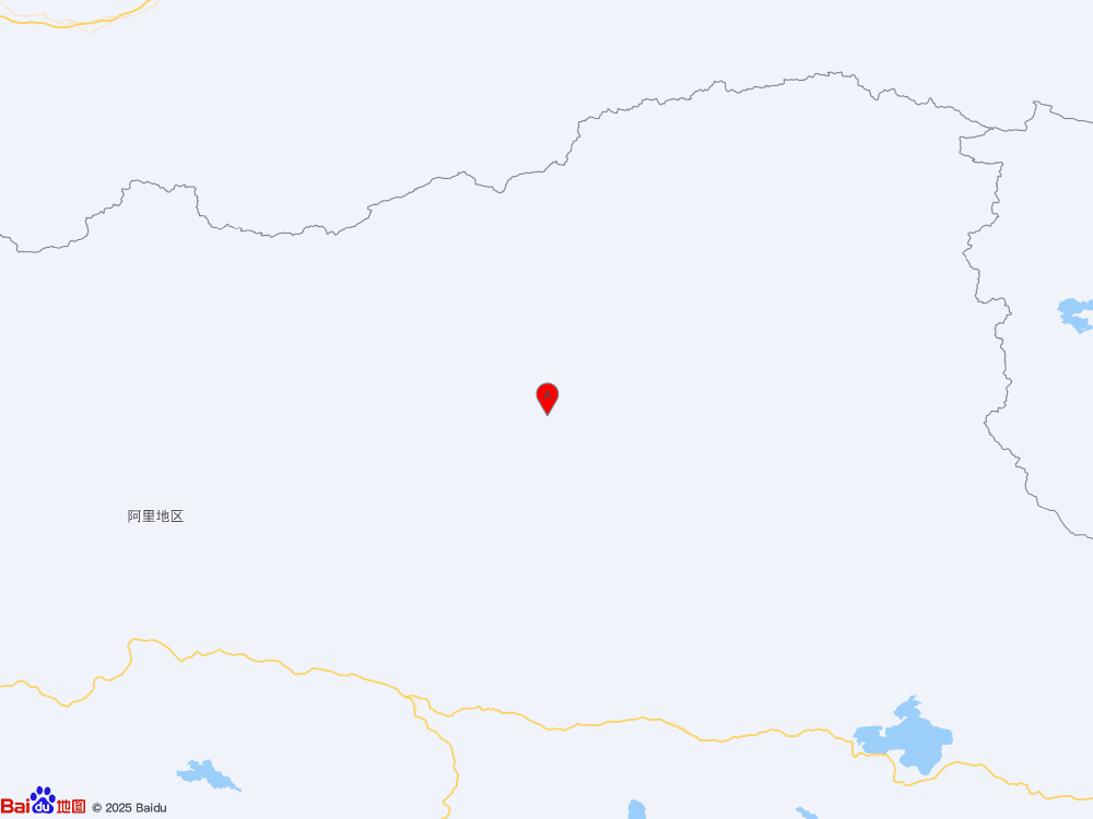 西藏阿里地区改则县（北纬34.14度，东经85.96度）发生3.6级地震