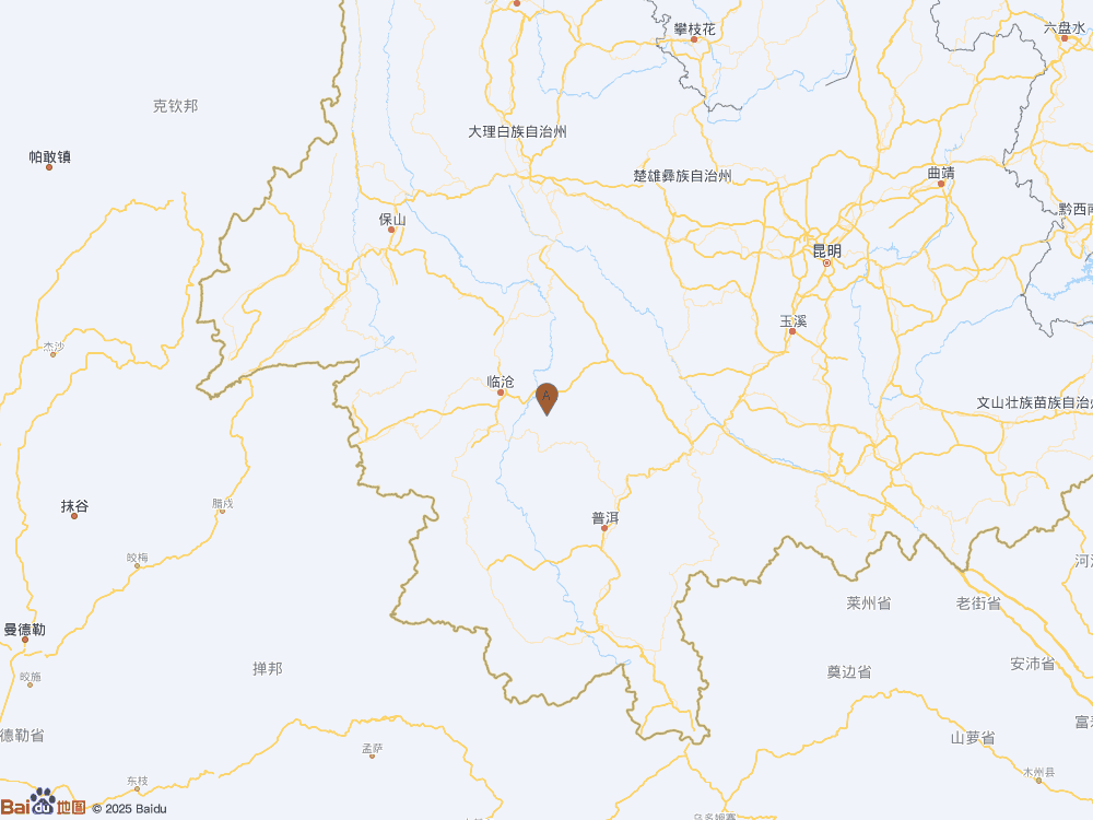 云南普洱市景谷县（北纬23.76度，东经100.48度）发生3.1级地震