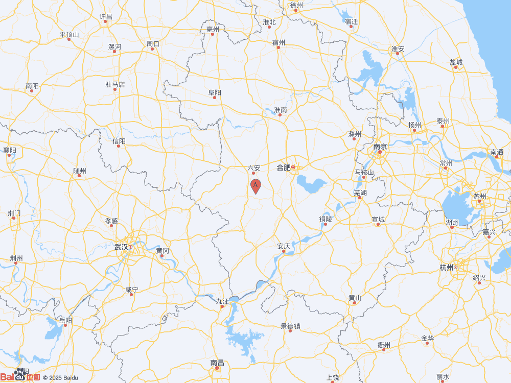 安徽六安市金安区（北纬31.46度，东经116.56度）发生3.4级地震